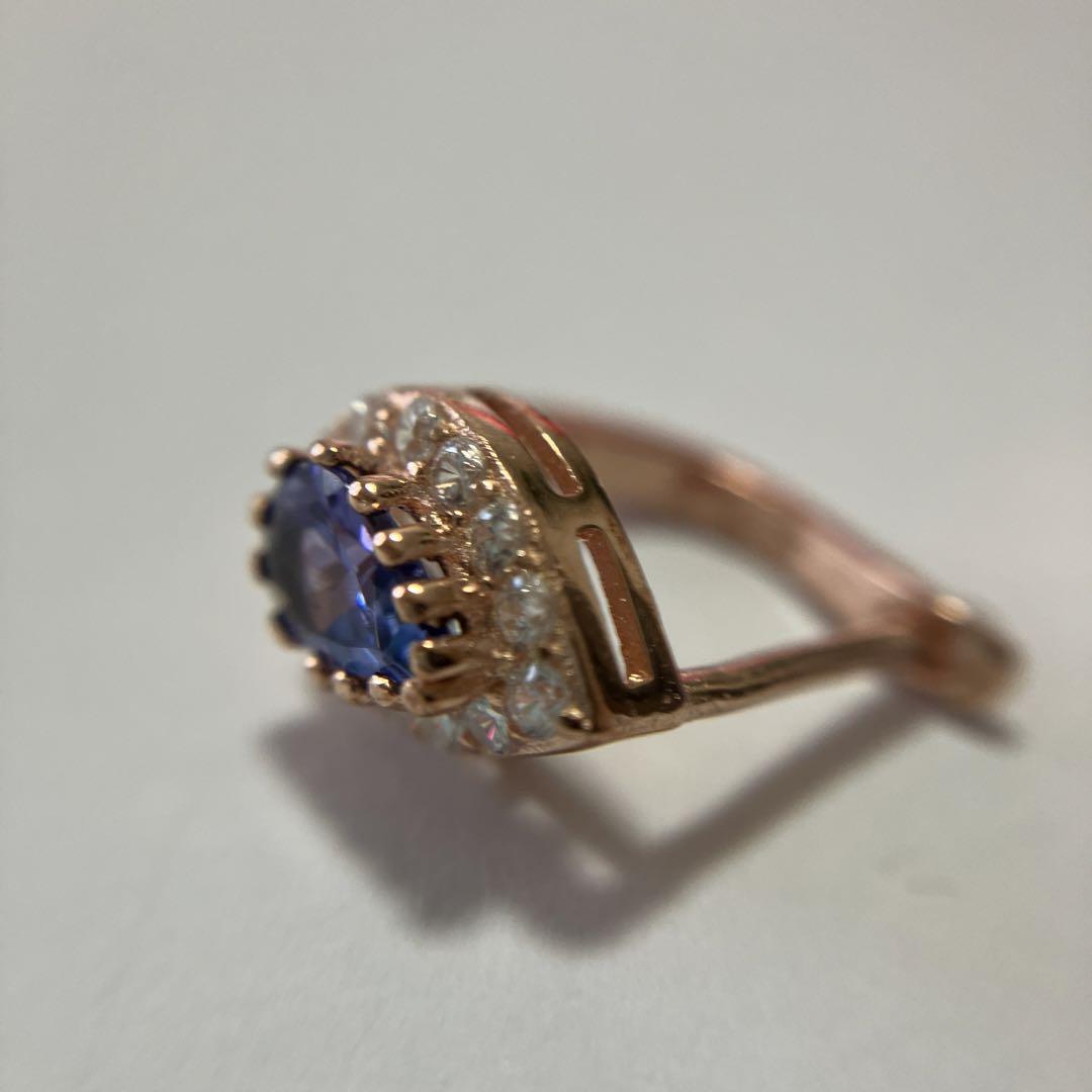 タンザナイト　超IF等級　ピアス
