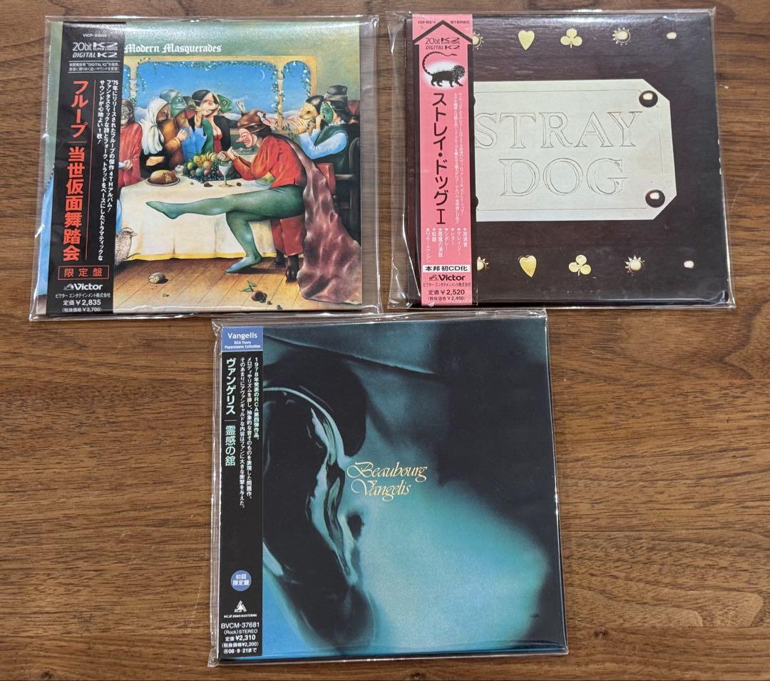 FREE 紙ジャケCD3枚セット 紙ジャケットCD】ロックアソート CD3枚セット - メルカリ