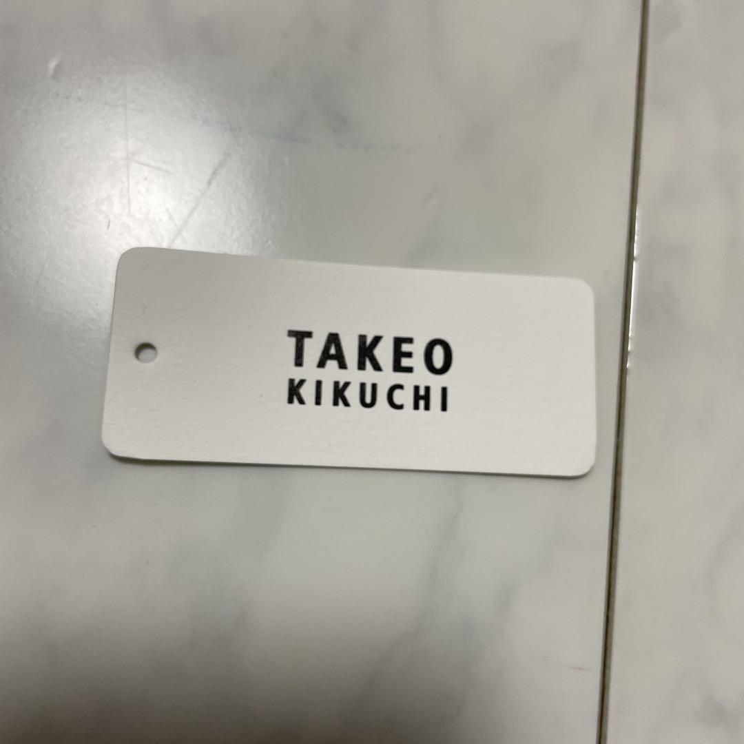 【新品未使用】TAKEO KIKUCHI 牛革 二つ折り財布 箱付き