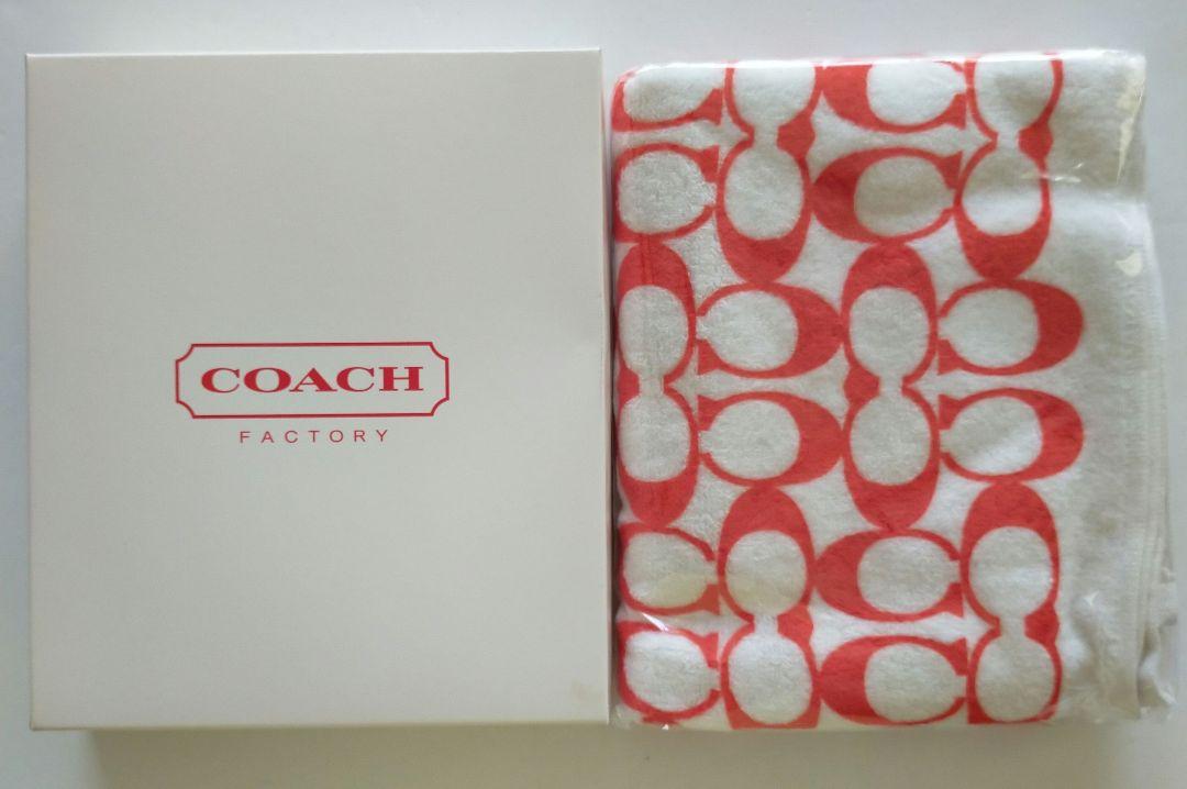 新品未使用 COACH コーチ フェイスタオル - メルカリ