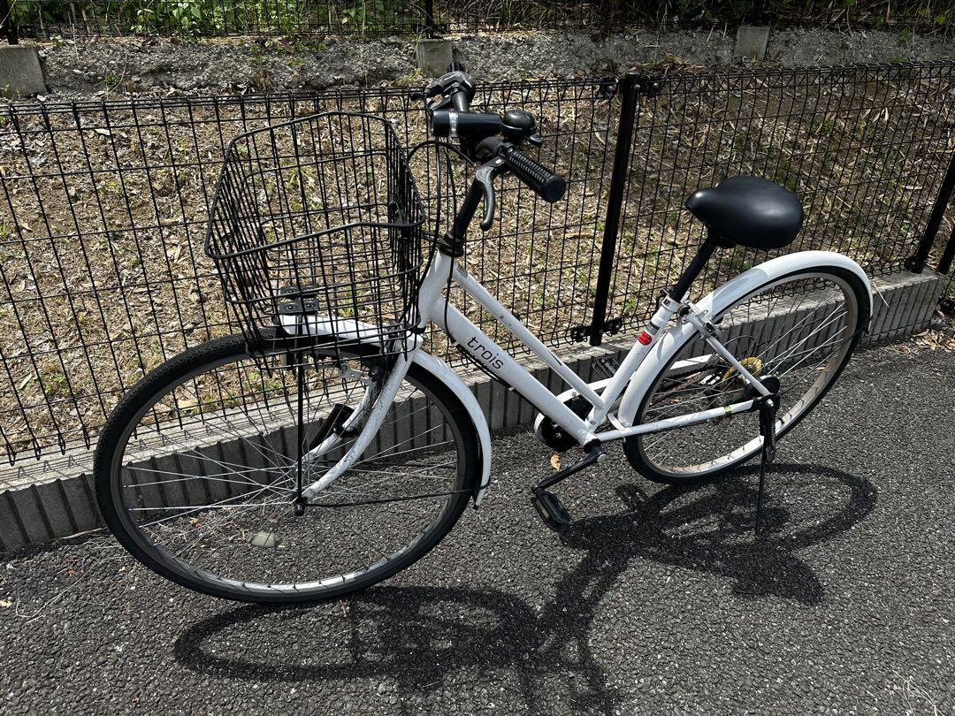【もが 】trois 自転車　27インチ　6段変速付き