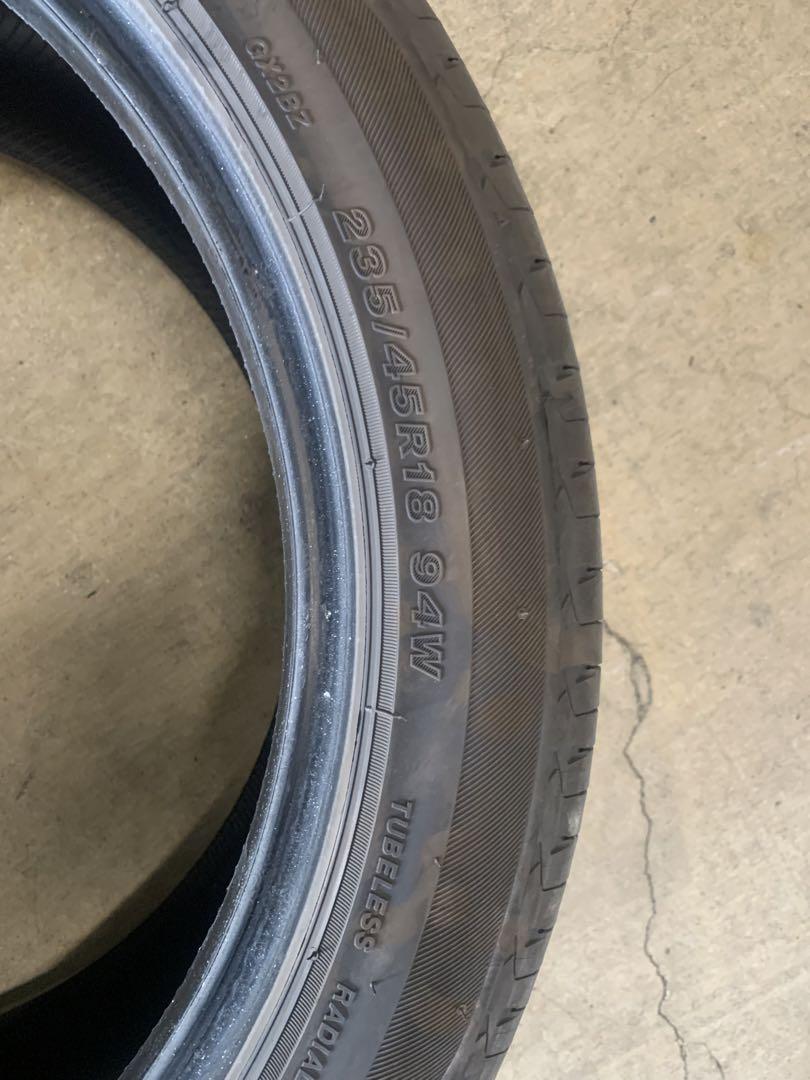ブリヂストン 235/45R18 サマータイヤ☆１本
