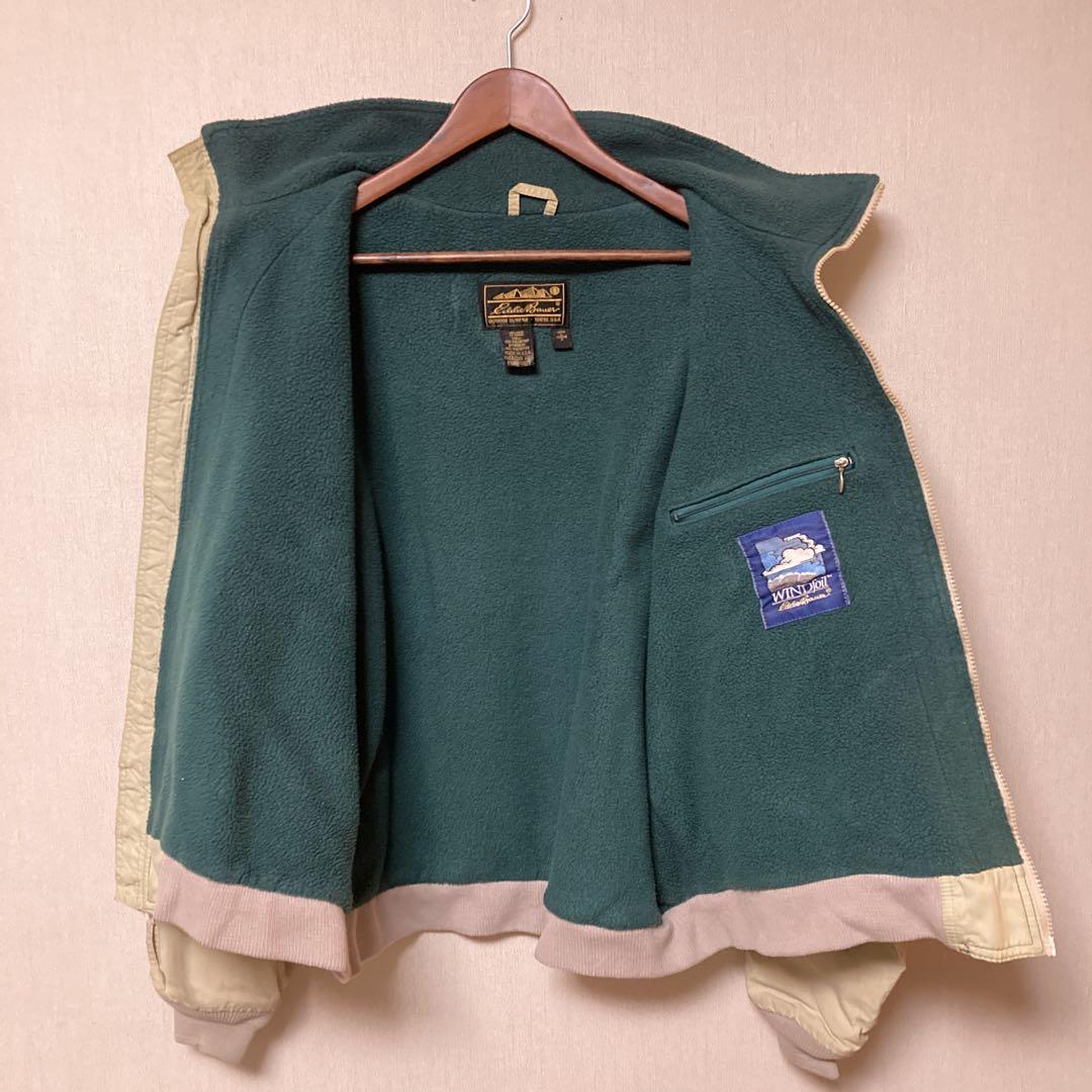 80s USA 黒タグ Eddie Bauer ウォームアップジャケット EDDIE BAUER(エディーバウアー) / 80s/ナイロンジャケット/USA製
