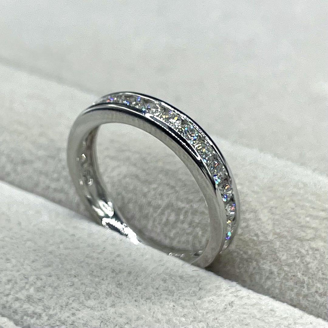 最終交渉可JE14★高級 ダイヤモンド0.71ct pt950 エタニティリング