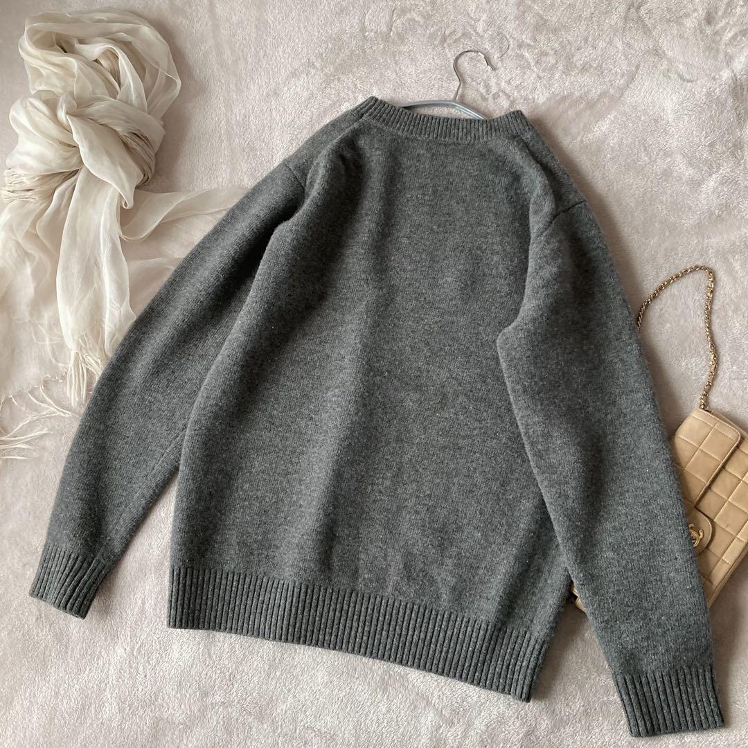 Tendre＊カシミヤウール クルーネックオーバーニット4万
