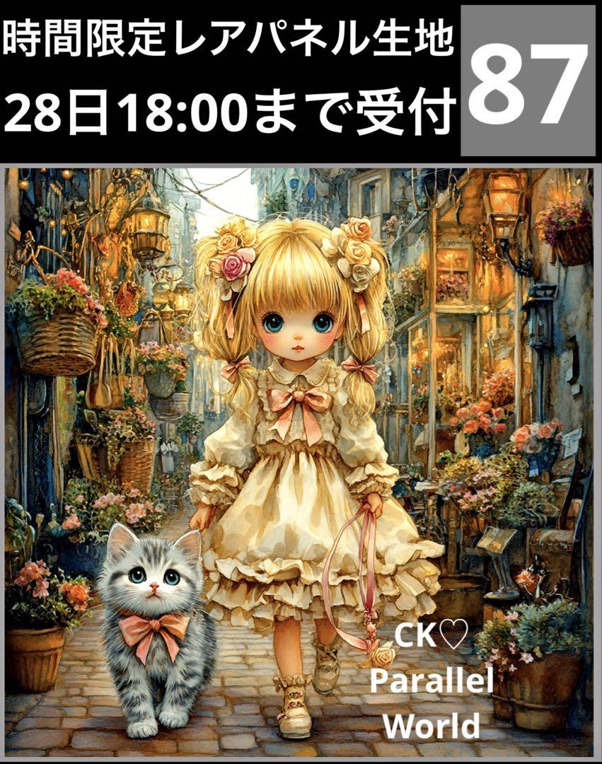 時間限定レアパネル生地　パネル生地