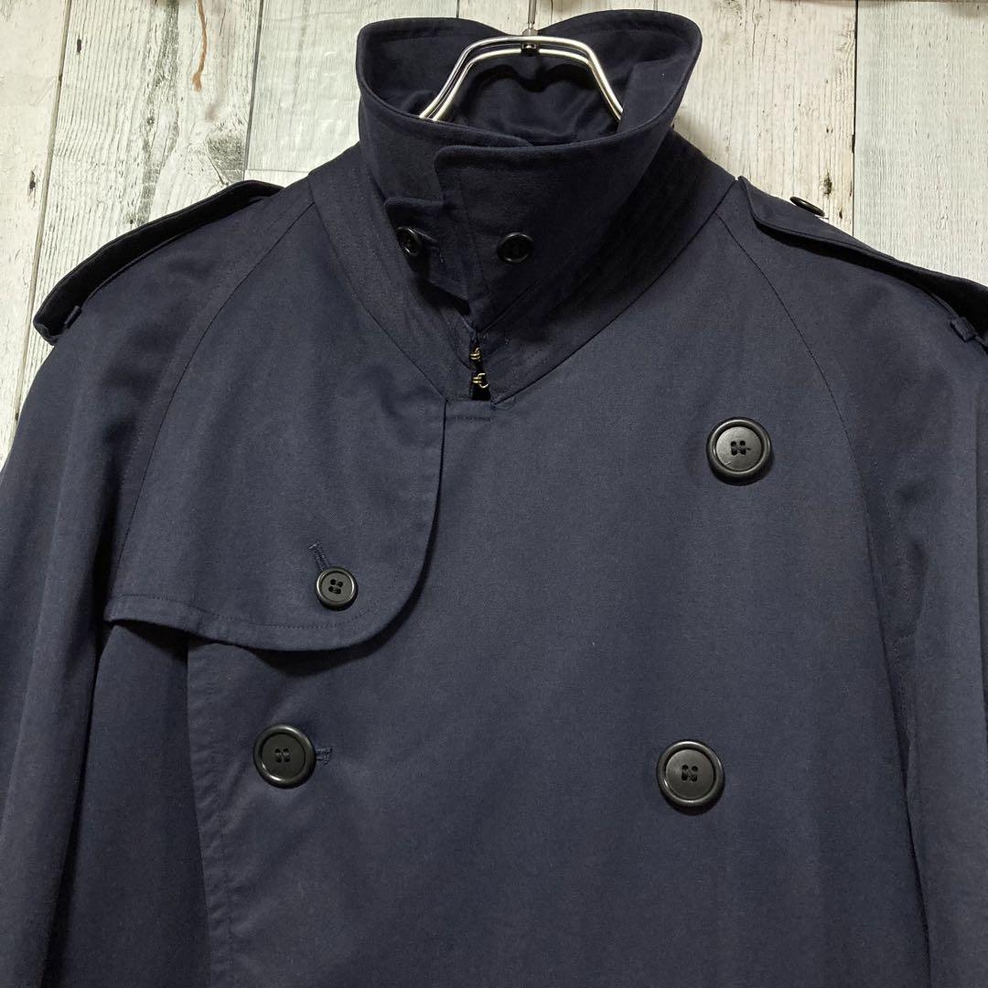 BURBERRY バーバリー ベルテッド トレンチコート ネイビー　ライナー