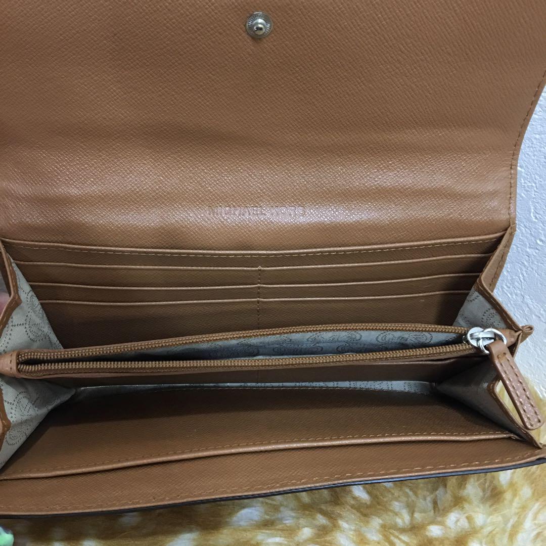 MICHAEL KORS】マイケルコース 長財布 財布 ブラウン レザー