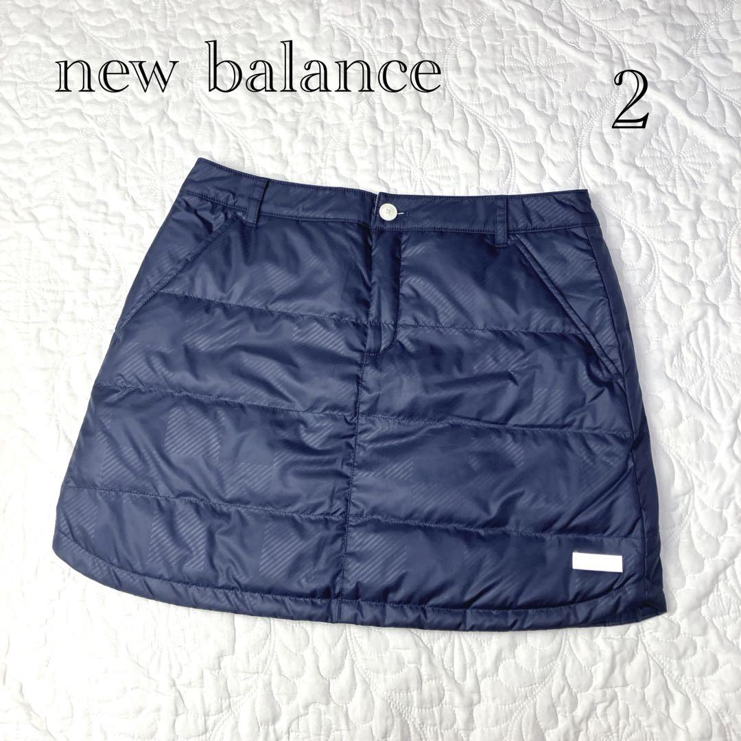 美品】new balance golfニューバランスネイビーダウンスカート