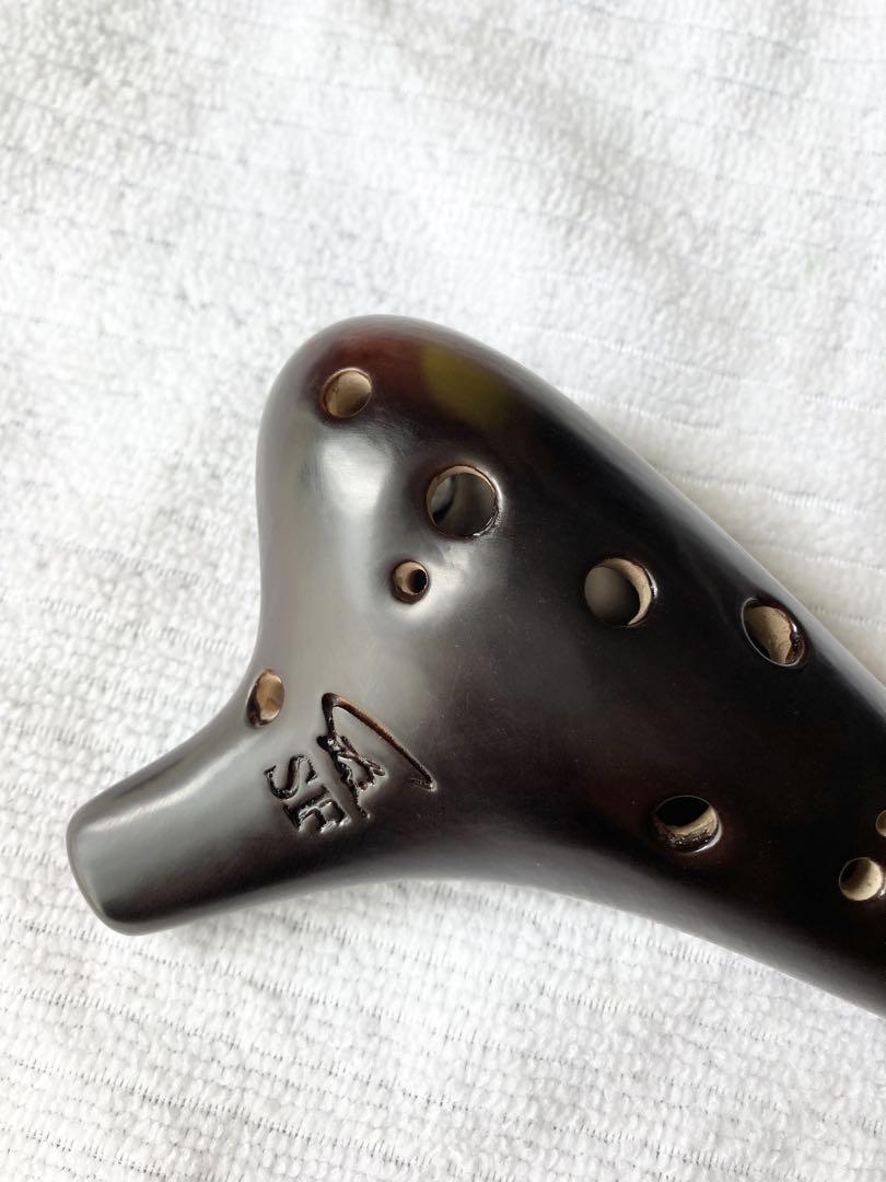 フォーカリングSF ダークブラウン オカリナ 約14cm