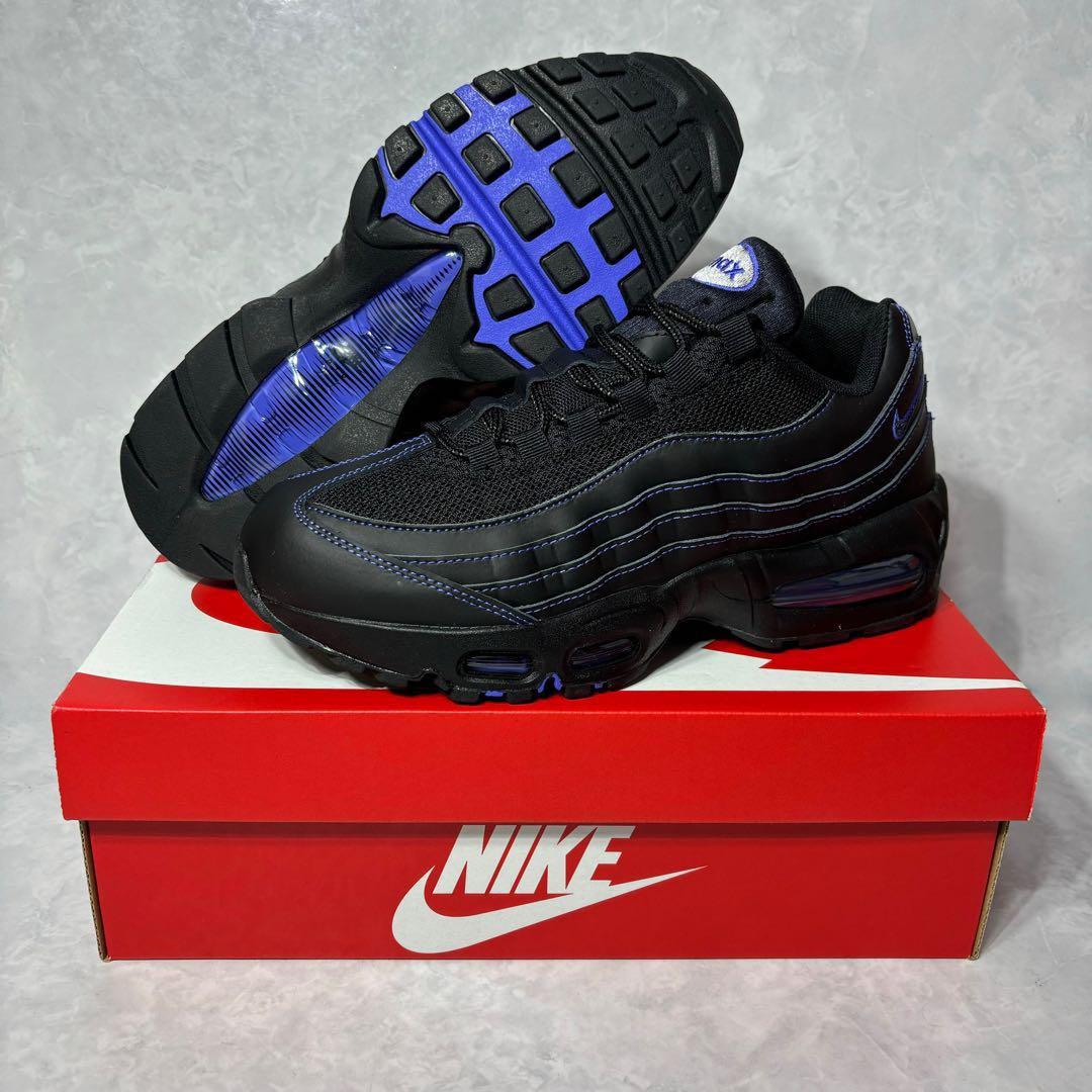 ナイキ エアマックス95 OG ビッグバブル ブラック バイオレット 25.5