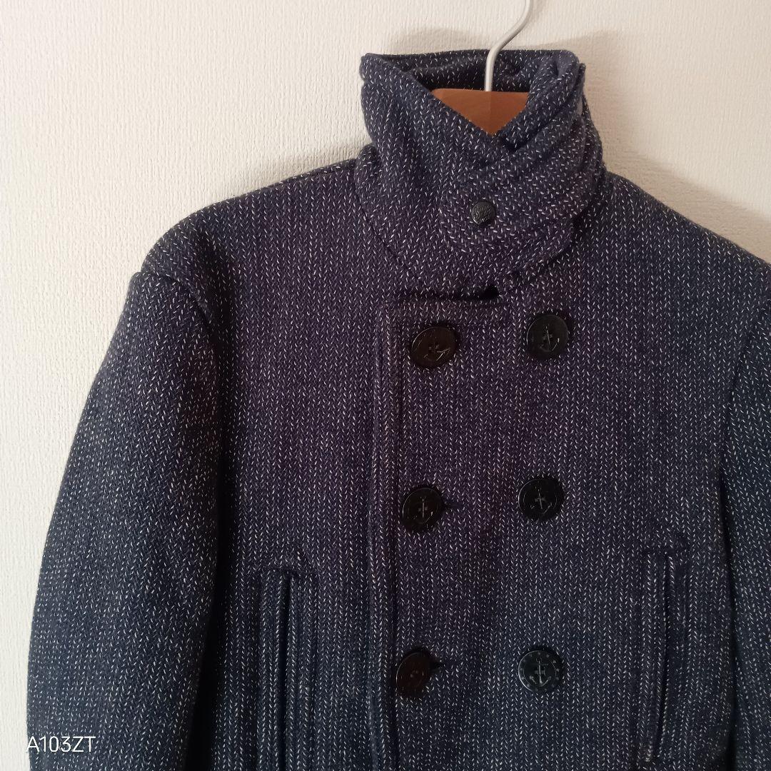Brown's beach jacket ピーコートPコート 3 6ネイビー美品