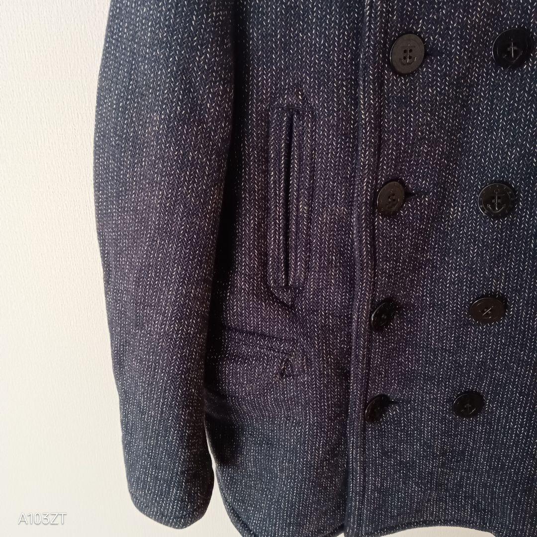 Brown's beach jacket ピーコートPコート 3 6ネイビー美品