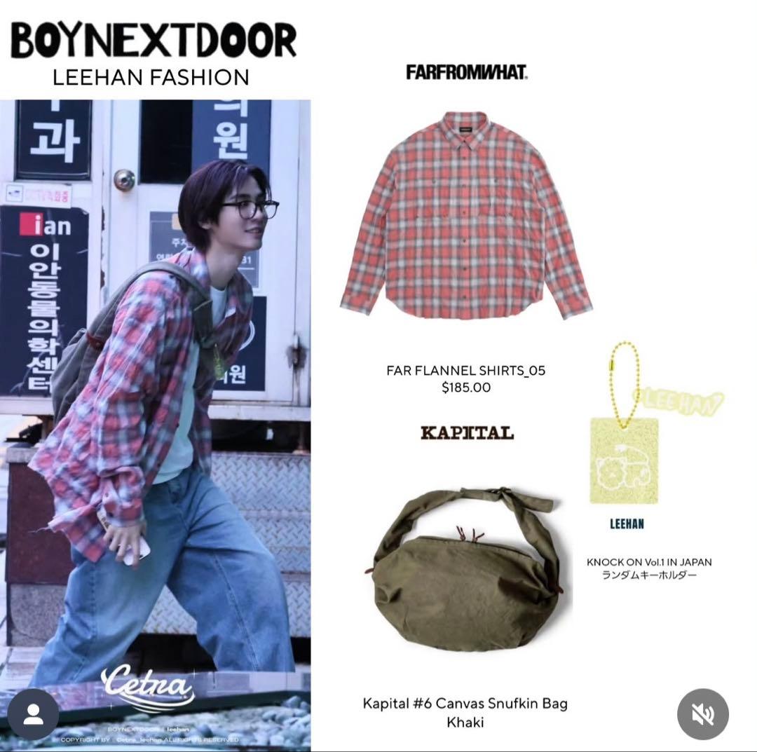 ENHYPEN BOYNEXTDOORイハン着用 FARFROMWHAT シャツ ENHYPEN BOYNEXTDOORイハン着用 FARFROMWHAT シャツ