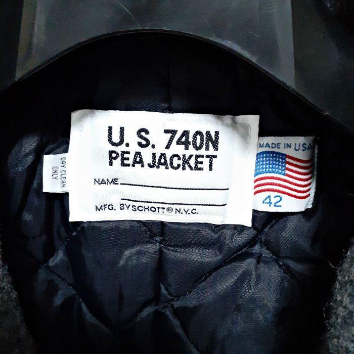 Schott U. S. 740N USA製 ウール ピーコート ジャケット