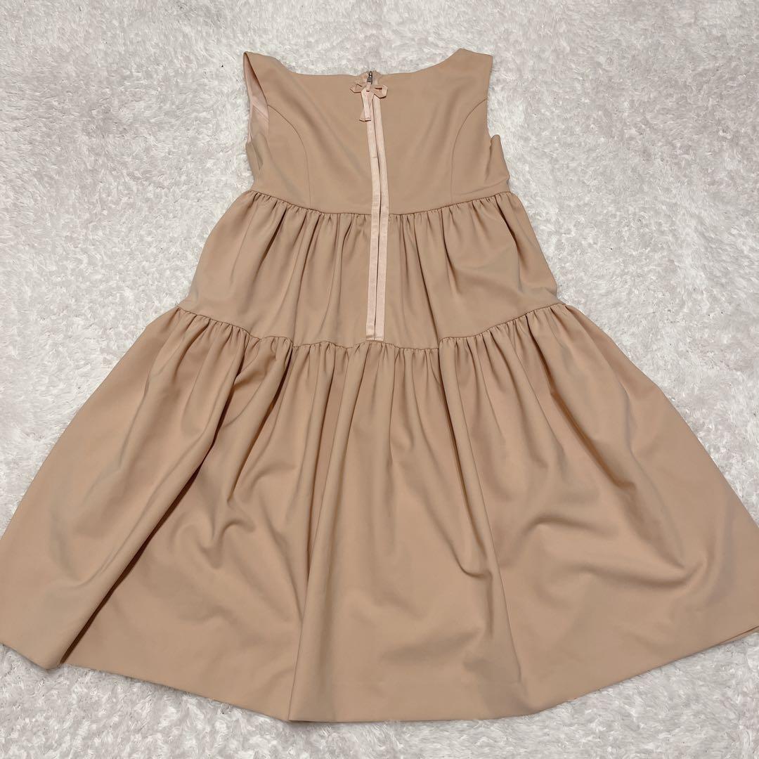 美品✨ フォクシー レディエンパイア ストレッチ ワンピース ティアード ピンク