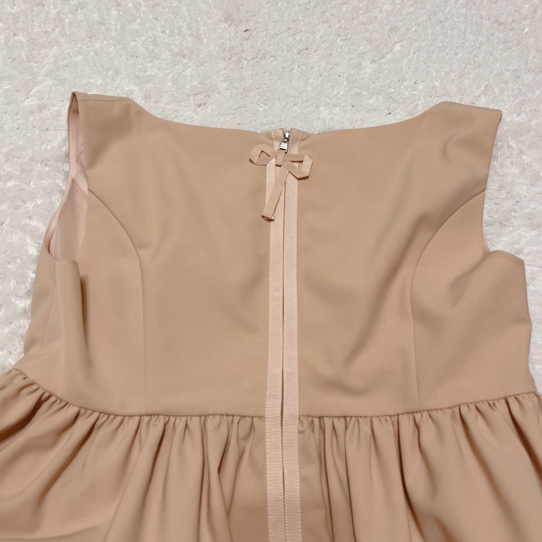 美品✨ フォクシー レディエンパイア ストレッチ ワンピース ティアード ピンク