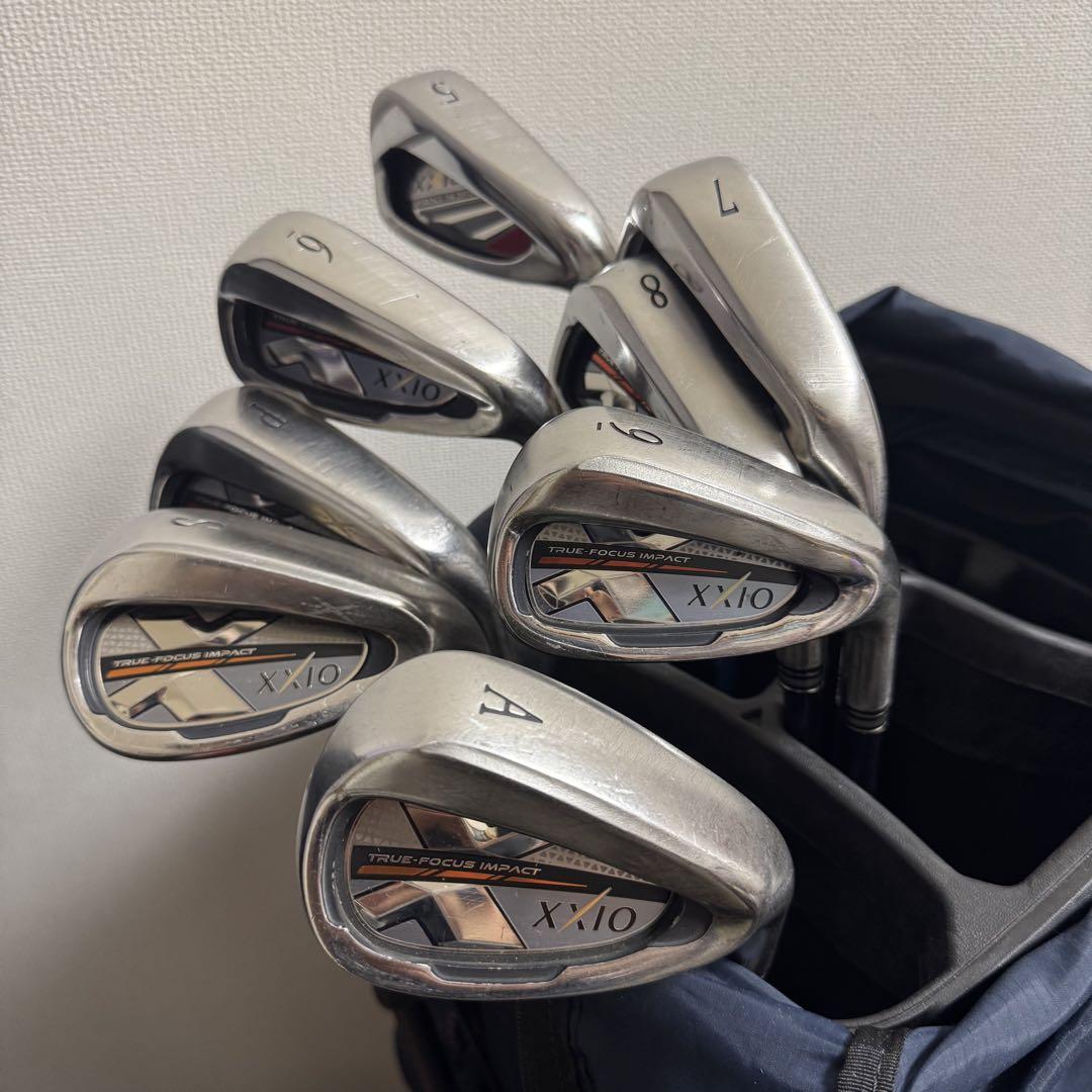 ゼクシオ カーボン SR アイアン8本セット 6-9 PAS ゼクシオ カーボン SR アイアン8本セット 6-9 PAS - メルカリ