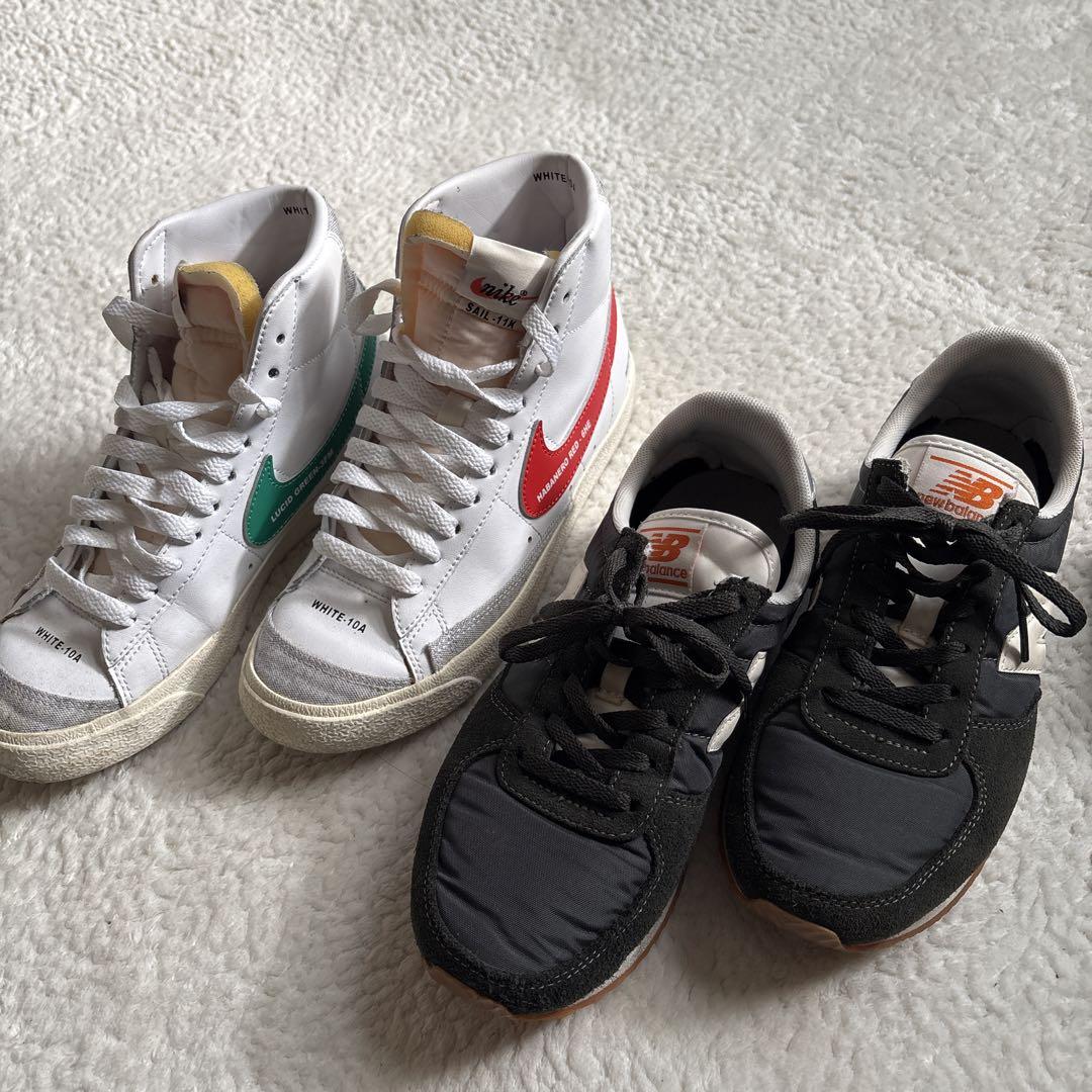 Nike Blazer Mid '77 new balance 2足セット