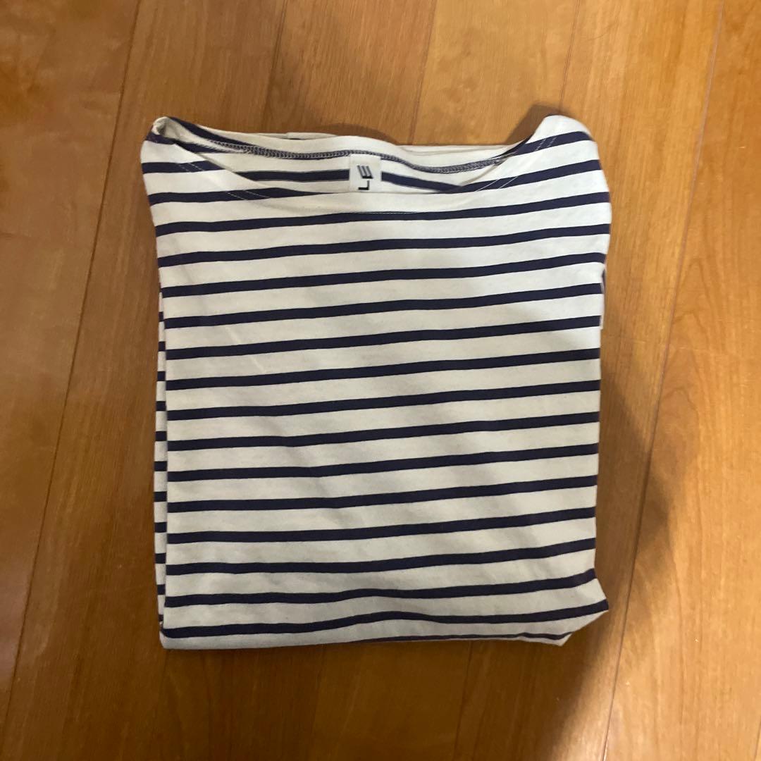 レビュー高評価の商品! LE バスクシャツ ワイド M Tシャツ/カットソー