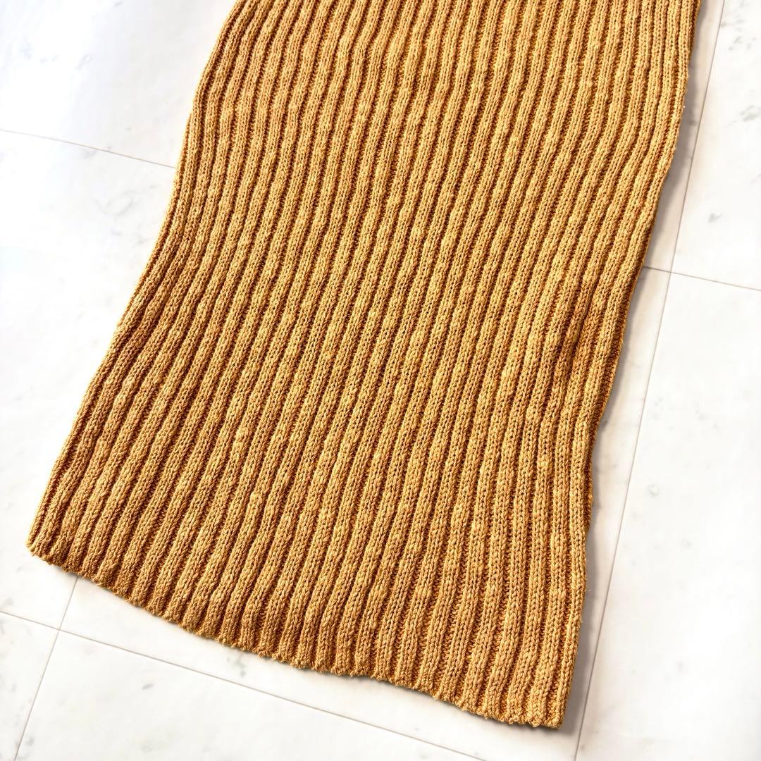 新品タグ付 ヴィヴィアンウエストウッドレッドレーベル 綿リネン ニットワンピース