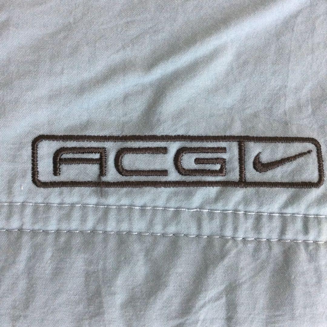 90’s NIKE ACG ショートパンツ ライトブルー サイズL（12〜14）
