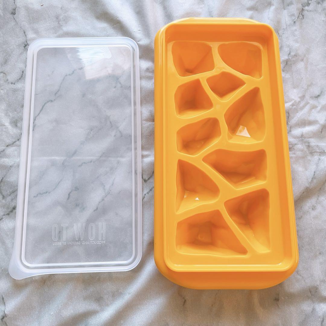⭐️ かちわり 氷 アイストレー 製氷皿 PH-F64 オレンジ