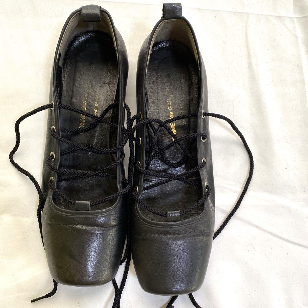 COMME des GARÇONS バレエシューズ ブラック