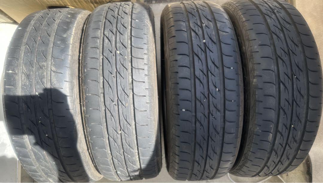 155/55R14 ブリジストン　ネクストリー　4本バリ溝　ブリヂストン