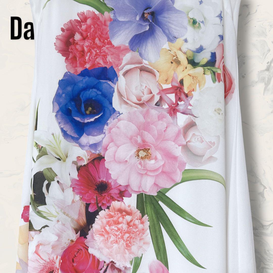 未使用】 DaTuRa リゾート フラワー ブーケ マキシワンピ - メルカリ