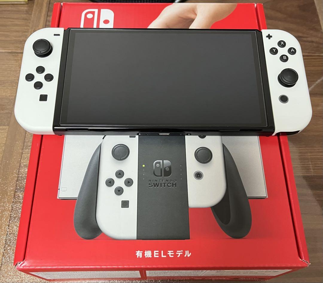Nintendo Switch - 新品　Nintendo Switch 任天堂　スイッチ　有機ELモデル ホワイト 最も 割引 Switch Nintendo 有機ELモデル 本体 ホワイト