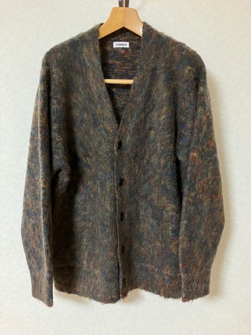 COOHEM モヘアカーディガンL・Coohem