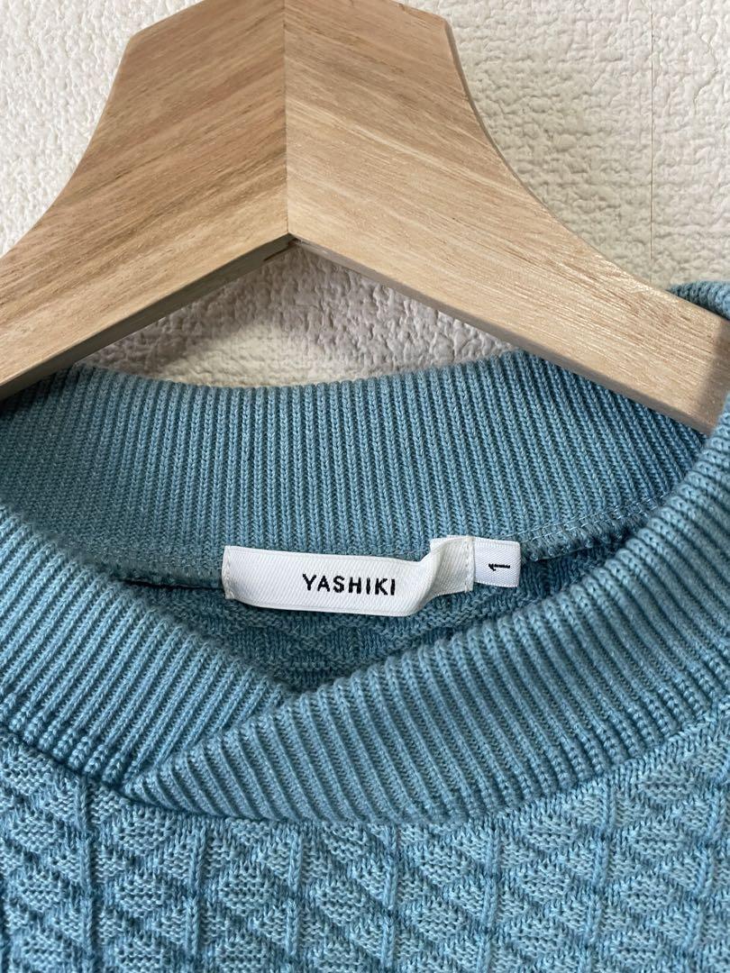 トップス yashiki 24ss HARUNO KNIT