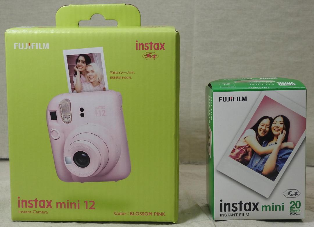 チェキ instax mini 12 ブロッサムピンク フイルム20枚 未開封