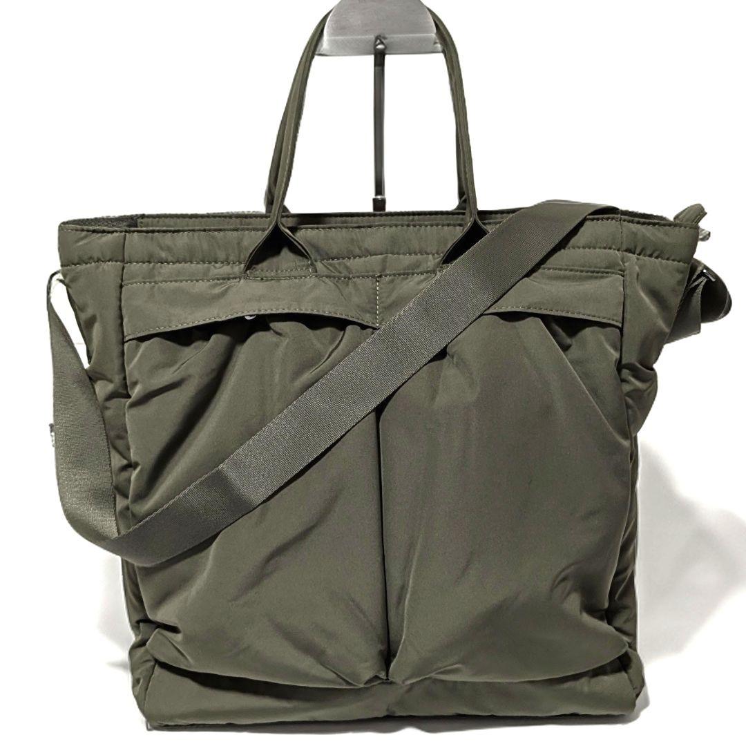 【未使用・完売品】UNIQLO : C パデッド 2WAY トートバッグ カーキ