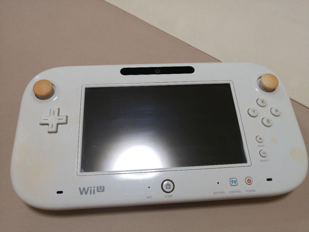 ジャンク品　Nintendo　Wii U本体 ホワイト Nintendo Wii U White Console 8GB w/ Game Pad & Cable