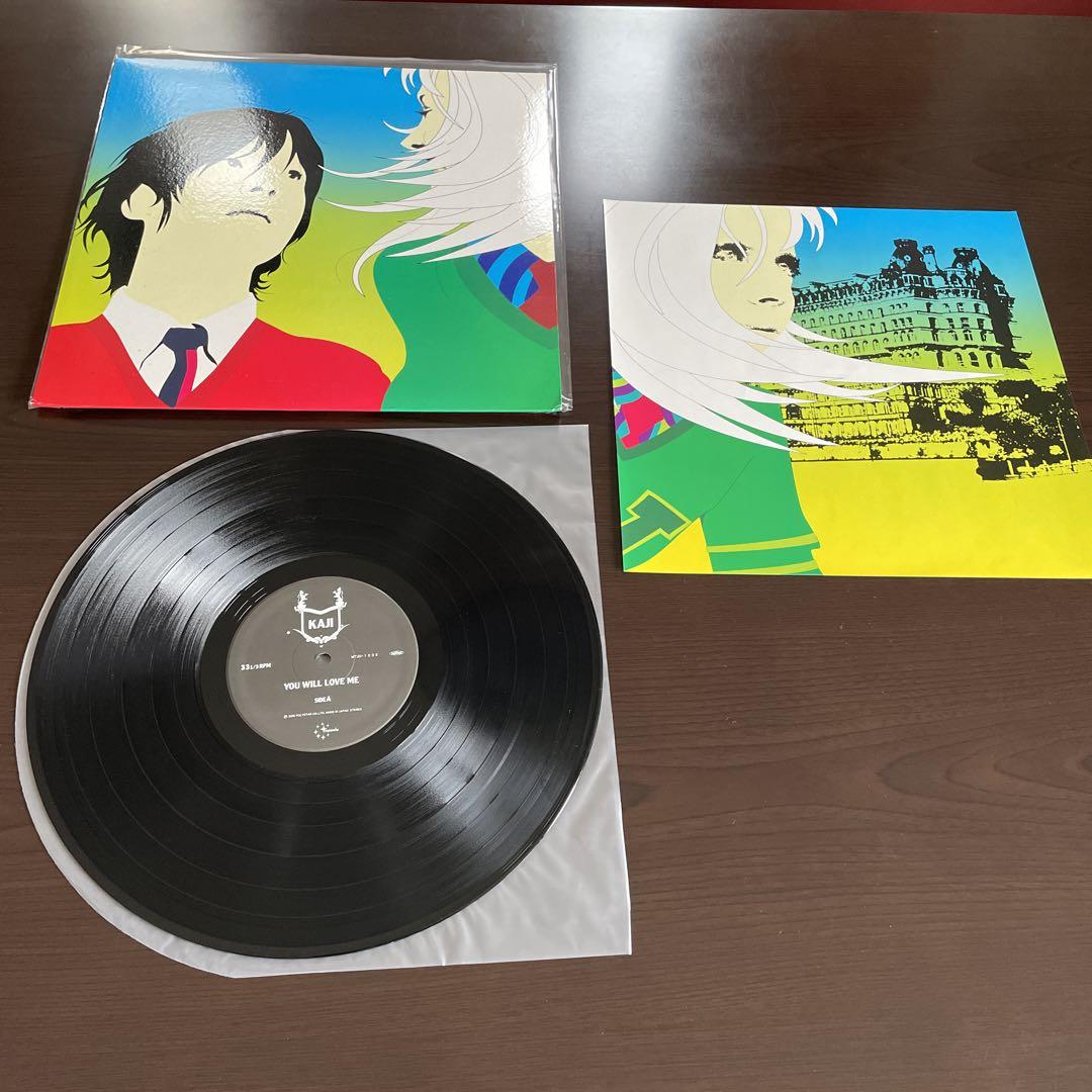 格安即決 カジヒデキ アナログ レコード KAJI WE WILL LOVE ME 希少盤 邦楽