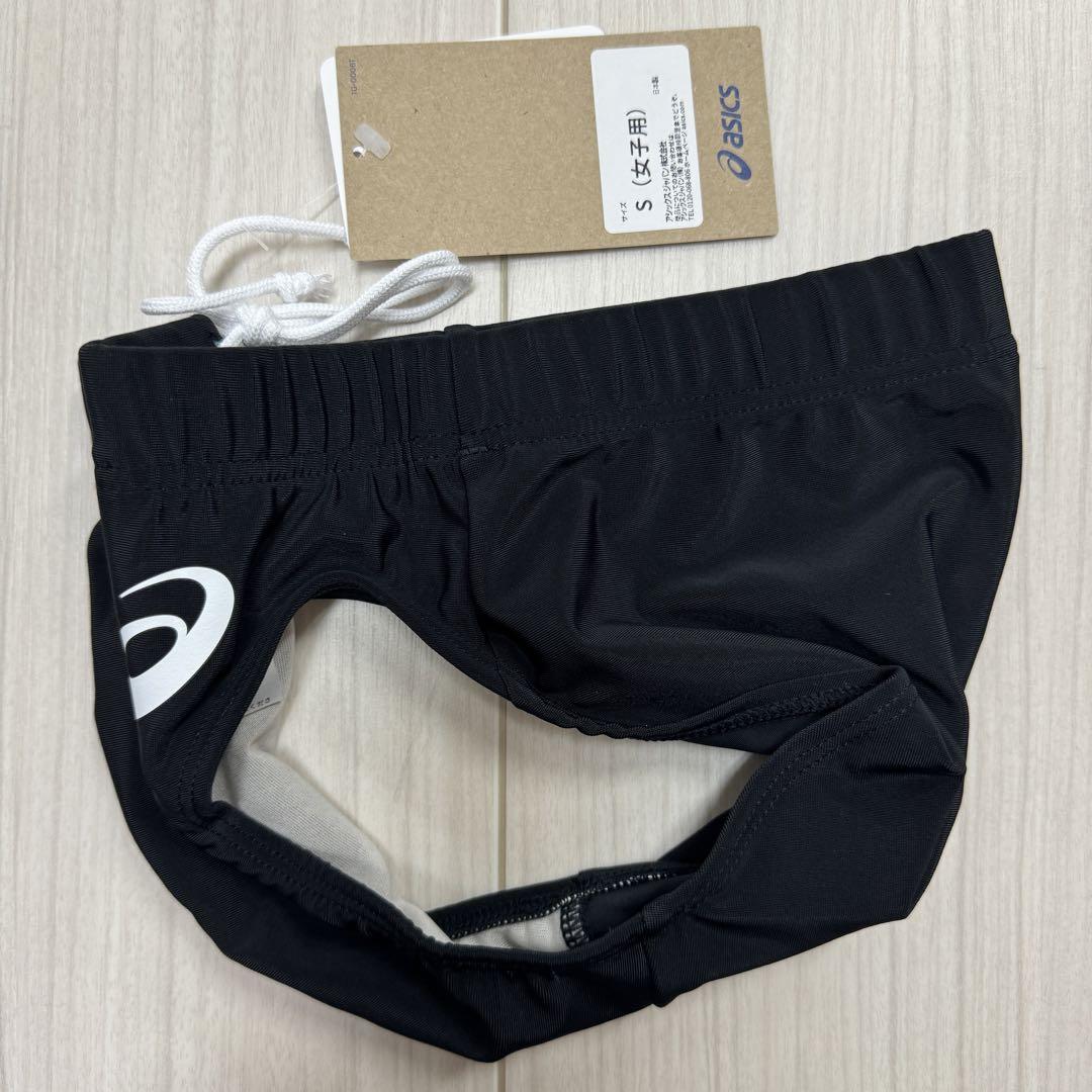 アシックス　女子陸上レーシングショーツ　ブラック単色　Sサイズ　新品