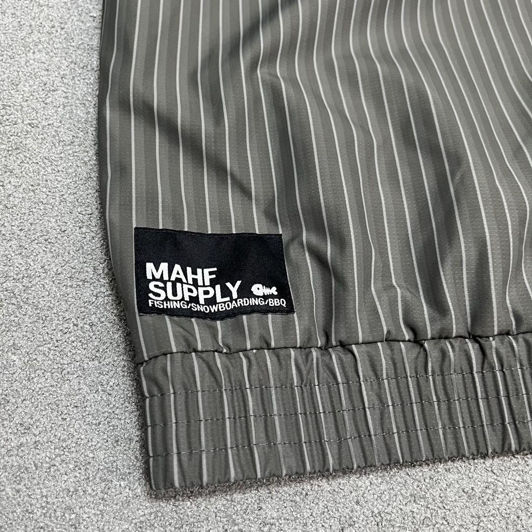 475 MAHF SUPPLY ストライプ ジャケット L カーキ ウィンター