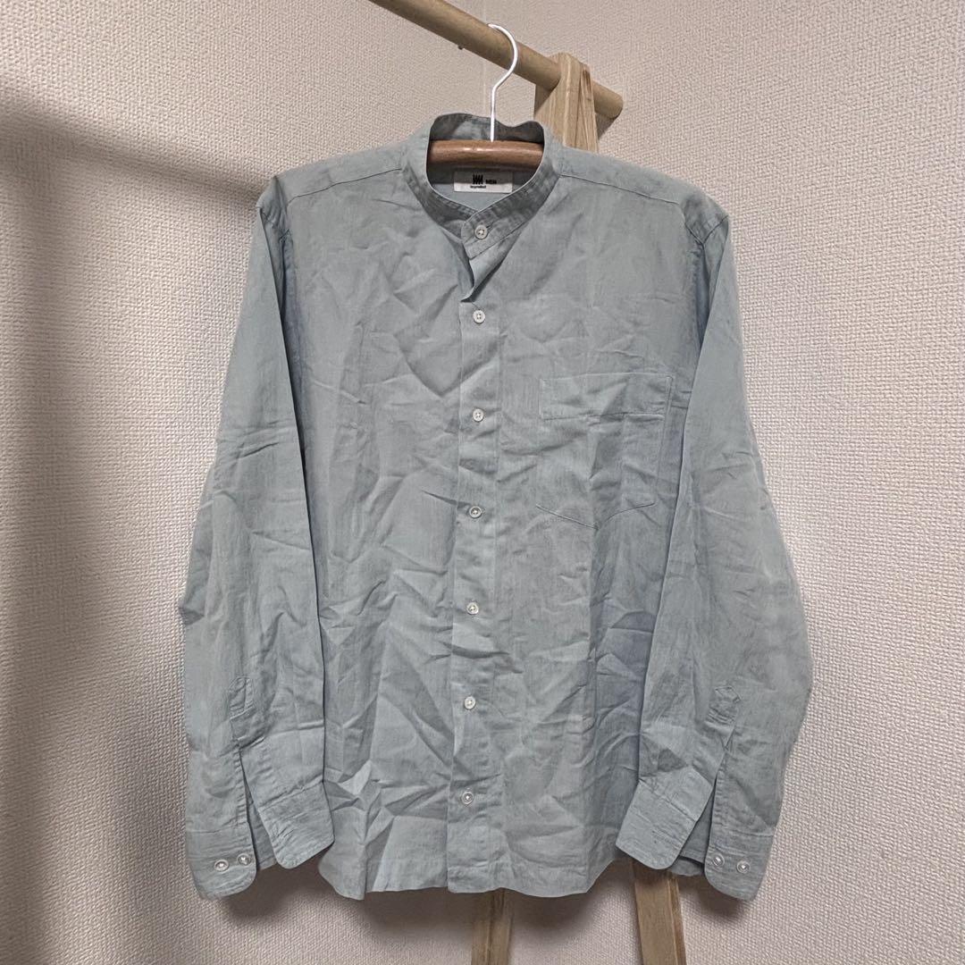 イッセイミヤケ 80s リネン 麻 長袖シャツ M ヴィンテージ 80s イッセイミヤケ im product バンドカラーシャツ 麻綿 - メルカリ