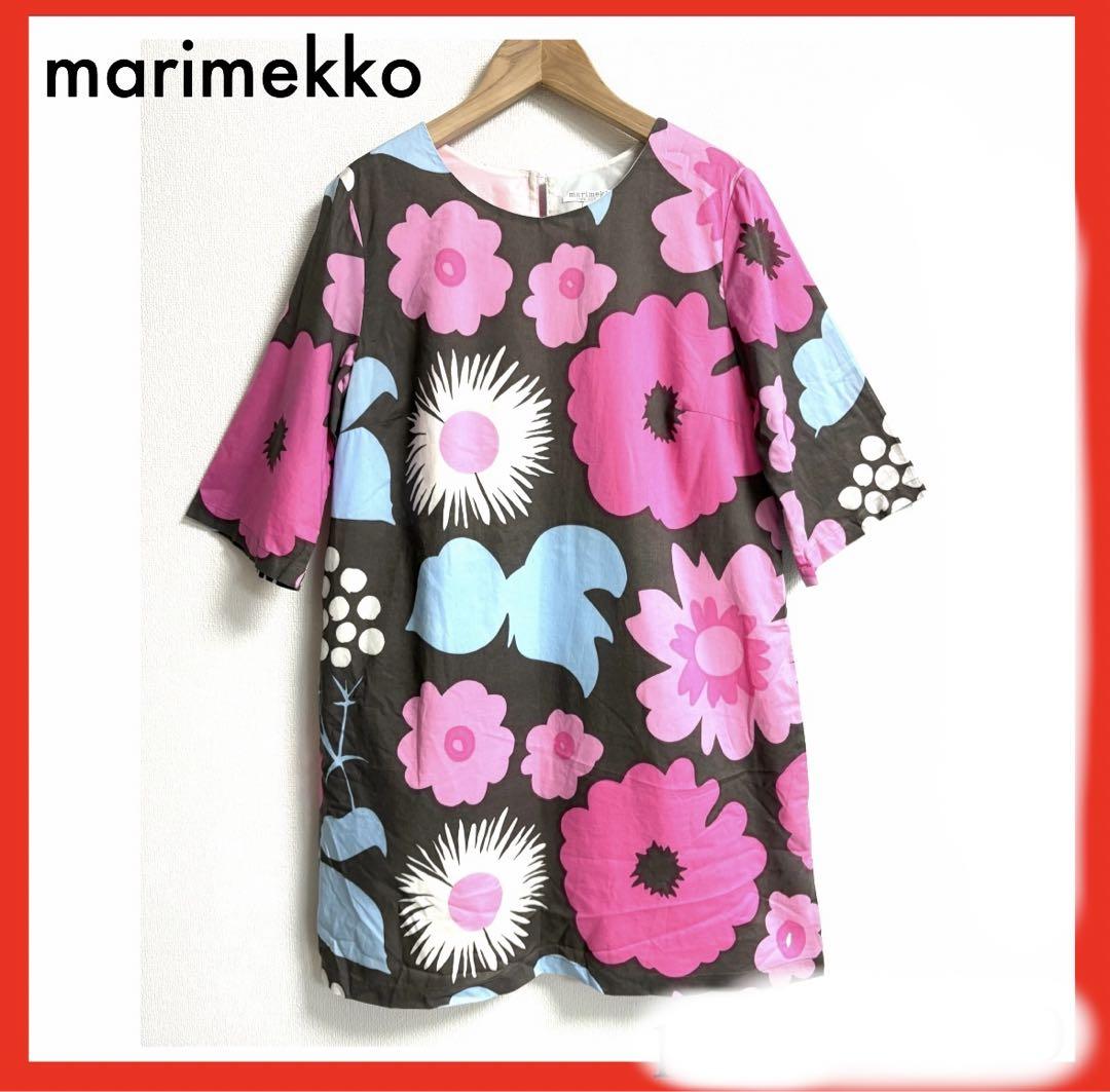 marimekko✨ 半袖チュニック　ワンピース　36