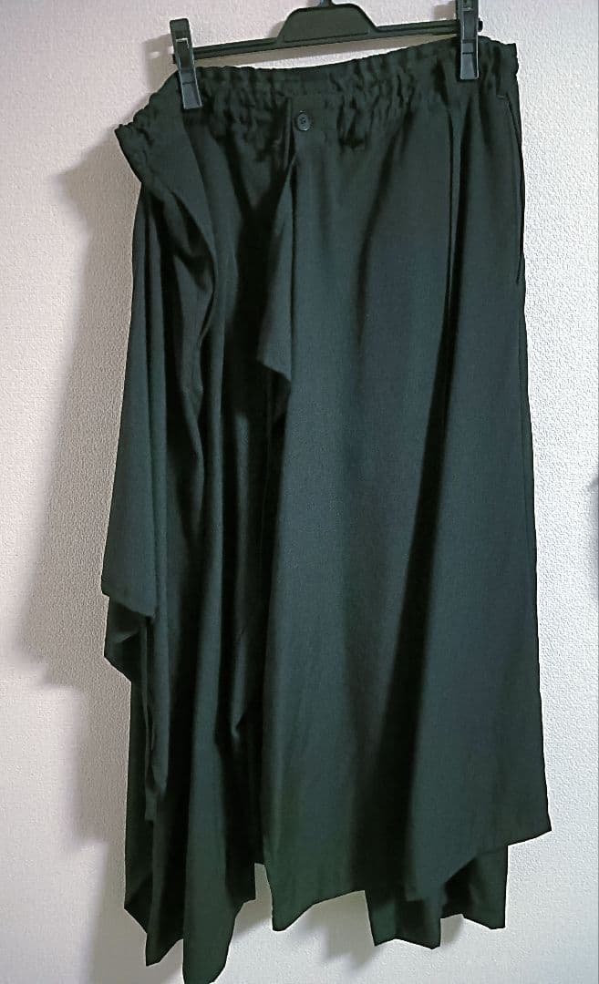 価格は最安値! グラウンドワイ ヨウジヤマモト 3way スカートパンツ ラップパンツ エプロンFREE SIZE・Ground Y