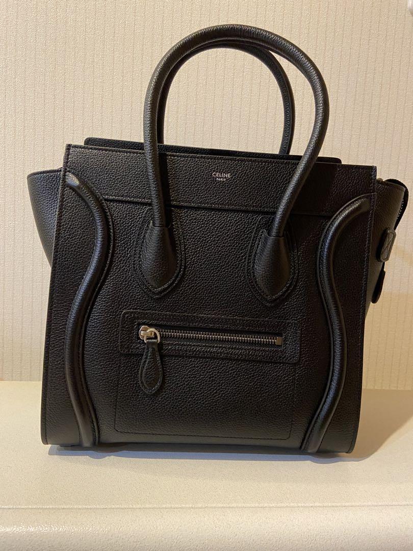 CELINE セリーヌ ラゲージ マイクロ ブラック 黒 クリスマス　プレゼント