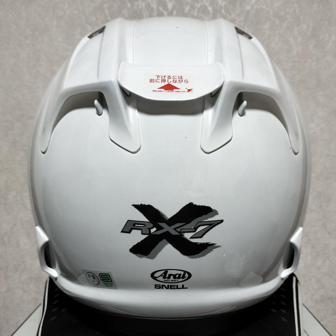 送料無料】Arai RX7X ホワイト 完全未使用新品 XL 61-62 - メルカリ