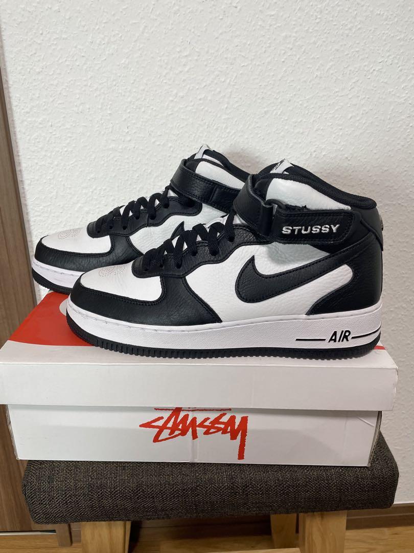 Stussy × Nike Air Force 1 Mid ストゥーシー 27