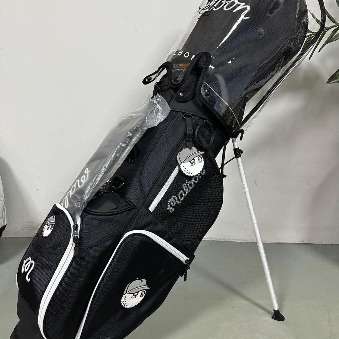 Malbon golf マルボンゴルフ キャディバッグ バッグ 軽量バッグ 3色