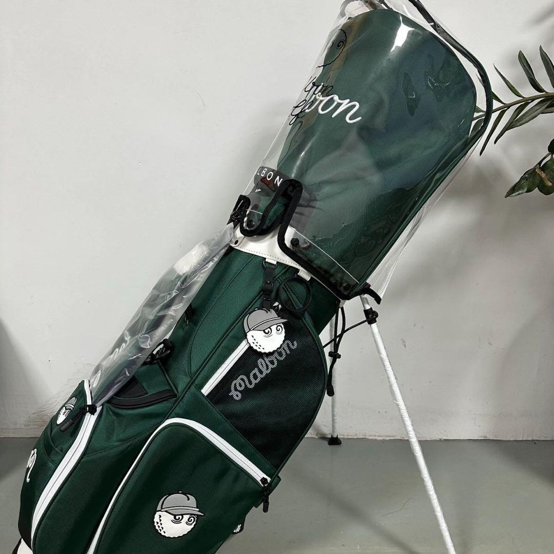 Malbon golf マルボンゴルフ キャディバッグ バッグ 軽量バッグ 3色