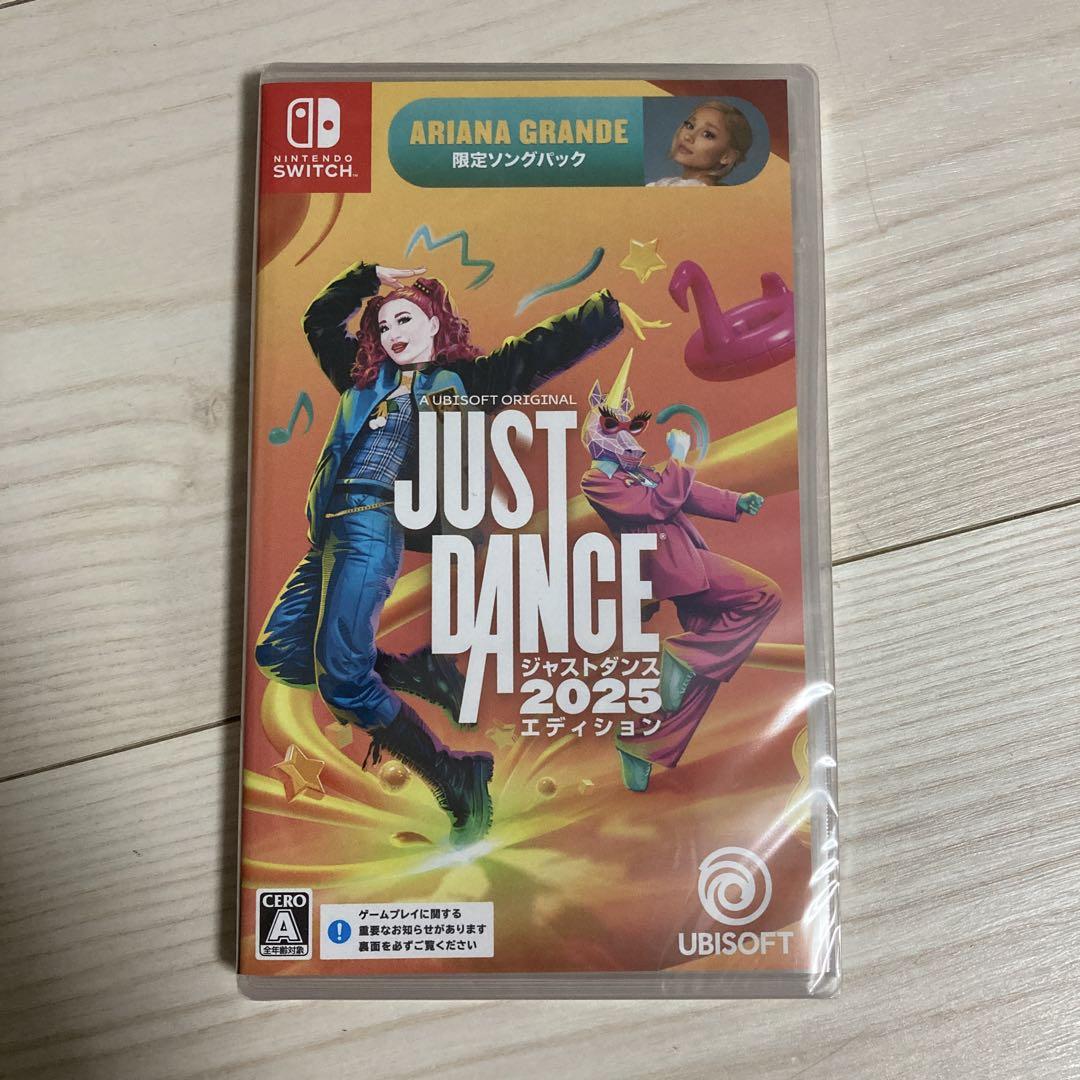 【新品】ジャストダンス 2025 アリアナグランデ限定ソフトパック　Switch