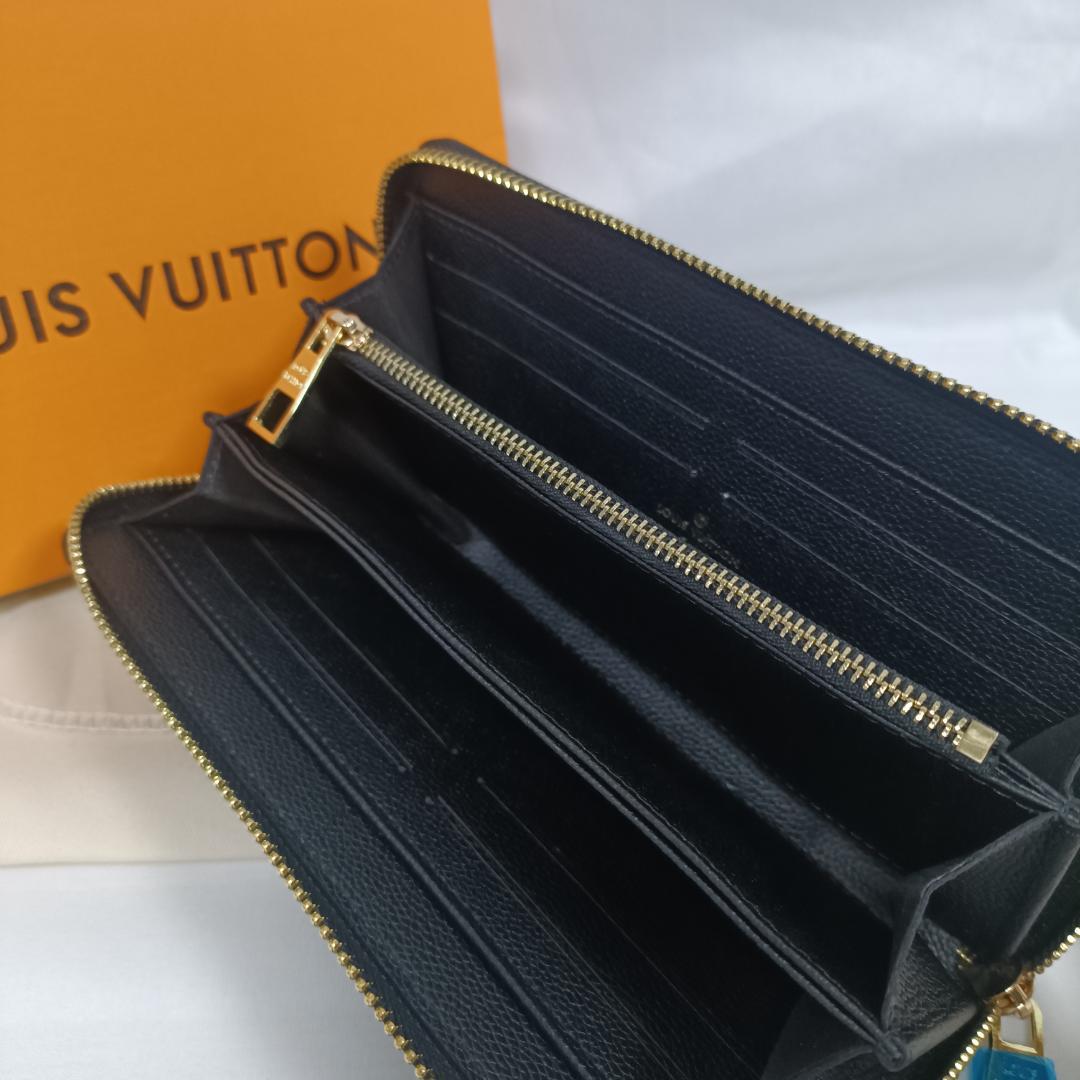 LOUIS VUITTON ブラック長財布 - メルカリ