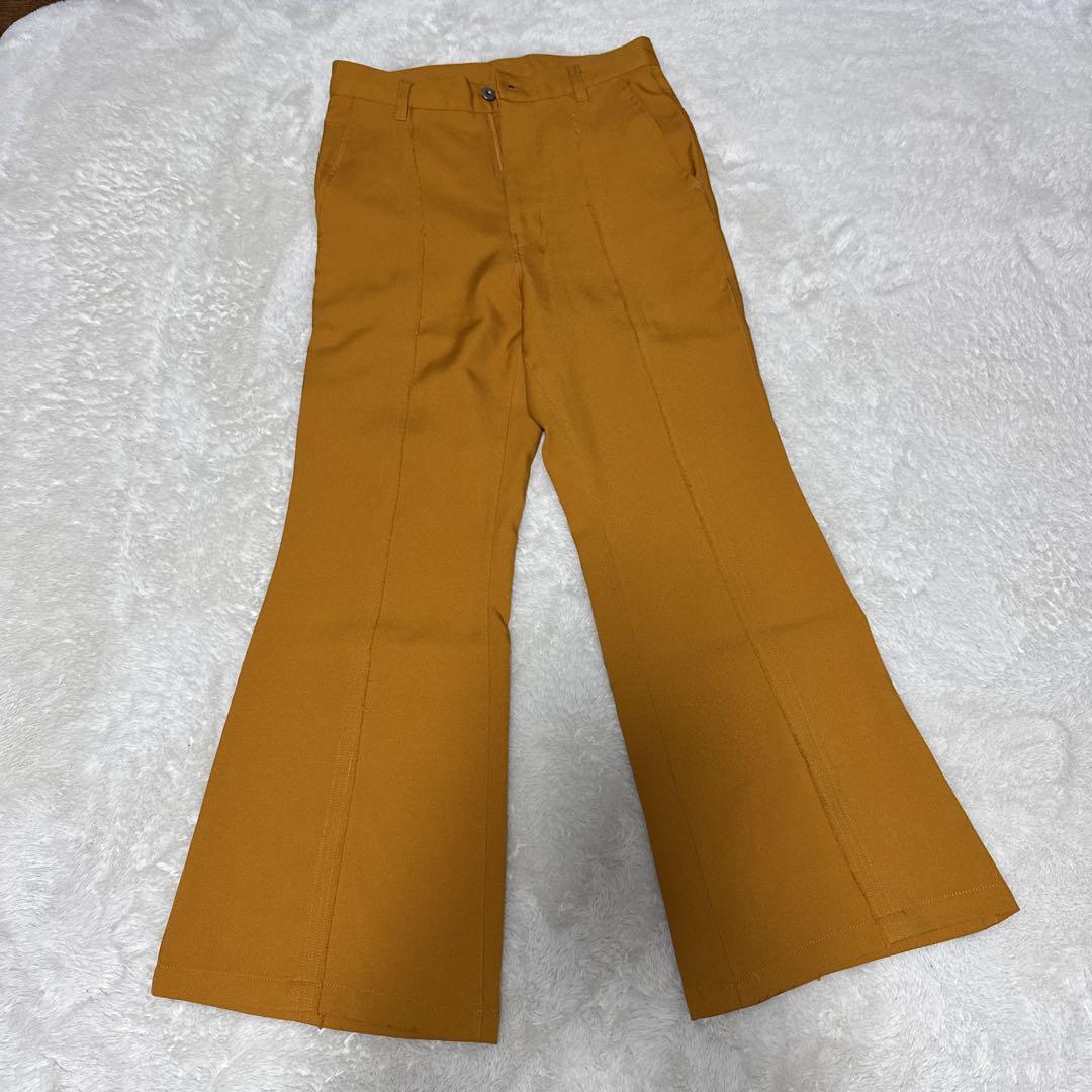 JUNREDジュンレッドセンターフリンジスーパーフレアパンツ